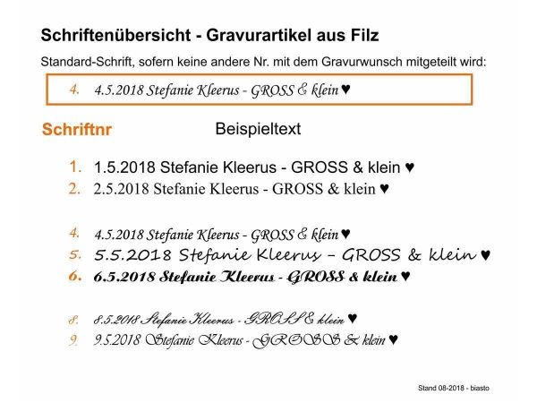 Filz-Schlüsselanhänger - Hase hoppelnd - schwarz - Gravur optional