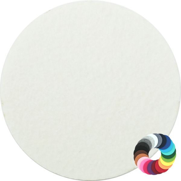 FILZ Untersetzer & Platzset - Stärke: ca. 3mm - Farbe: wollweiss - HF046 30 cm -made-in-Germany