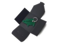 Filz-Schlüsselanhänger - Schwein - waldgrün/grün - Gravur optional Filz-Schlüsselanhänger - Schwein - waldgrün/grün - Gravur optional