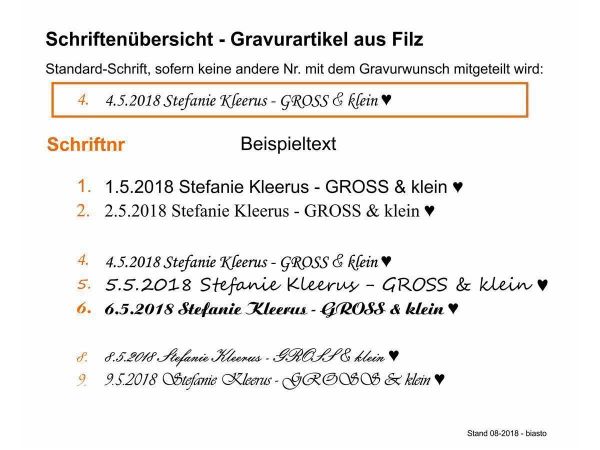 Filz-Schlüsselanhänger - Hase hoppelnd - schwarz - Gravur optional